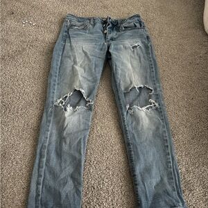 Distressed American Eagle Jeans